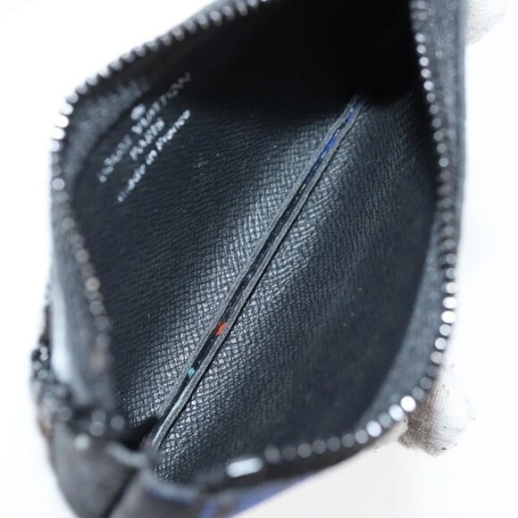 LOUIS VUITTON Eclipse Multicolor Pochette Cles Coin Purse M81795 Auth 131843M - Picture 13 of 16